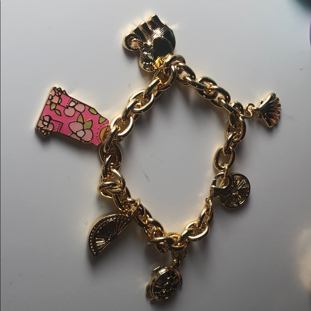 Lilly Pulitzer Charm Bracelet Gold